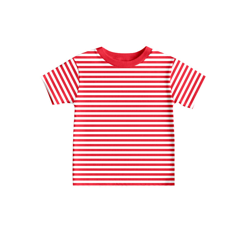 GT0583 Hot Sale Red Cute kid cute raglan shirts tops