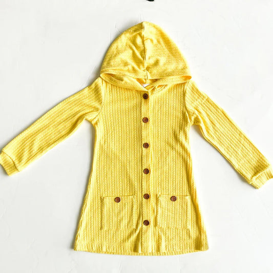 GT0614 Yellow Design Baby Kids Long Sleeve Shirt Top