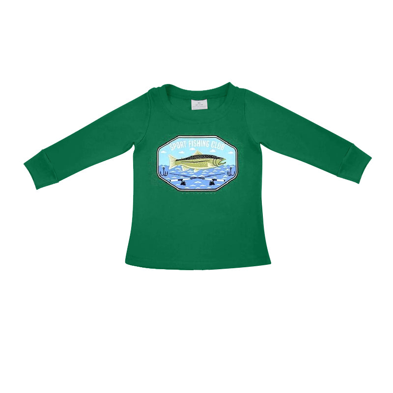 GT0617 Green Baby Kids Long Sleeve Shirt Top