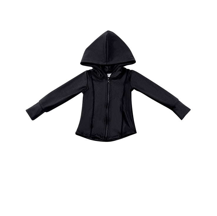 GT0809 Black Wholesale Boutique Boys Long Sleeve Hoodie Top