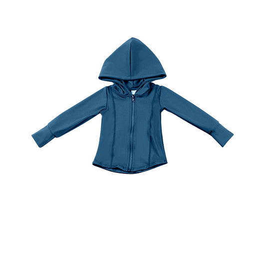 GT0812 Blue Wholesale Boutique Boys Long Sleeve Hoodie Top