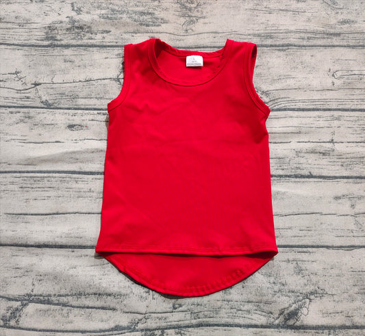 4.30 GT0981 Baby Girls Red Sleeveless Vests Top Preorder