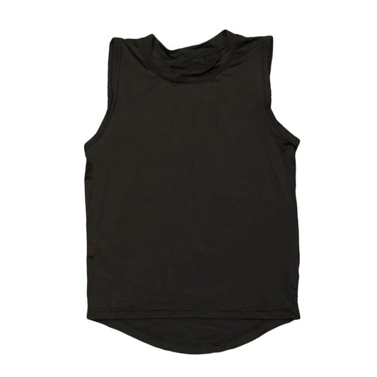 4.1 GT0987 Black sleeveless kids girls activewear top Pre order