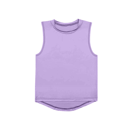 3.31 GT0995 Baby Girls Purple Sleeveless Yoga Active Tee Shirts Tops Pre order