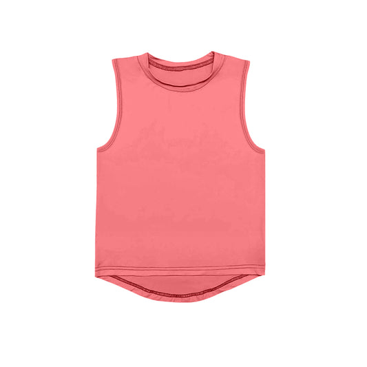3.31 GT0997 Orange Baby Girls Sleeveless Yoga Active Tee Shirts Tops Pre order
