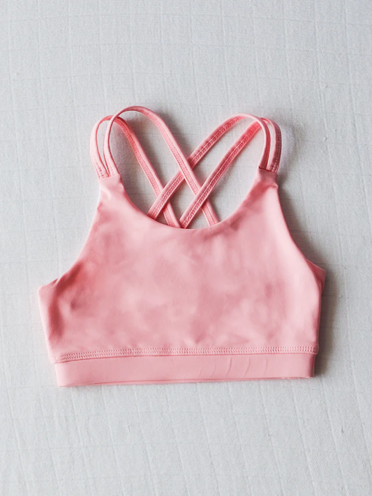 3.31 GT1006 Pink Baby Girls Tennis Bows Yoga Vest Tops Pre order