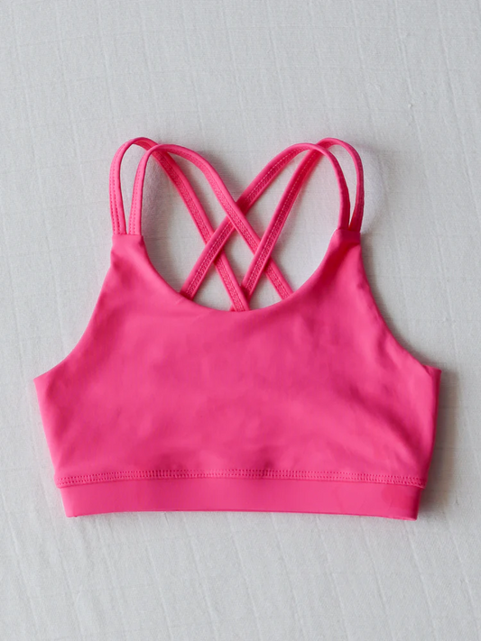3.31 GT1010 Rose Red Baby Girls Tennis Bows Yoga Vest Tops Pre order