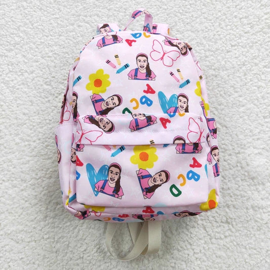 BA0070 toddler backpack pink girl gift back to school preschool bag