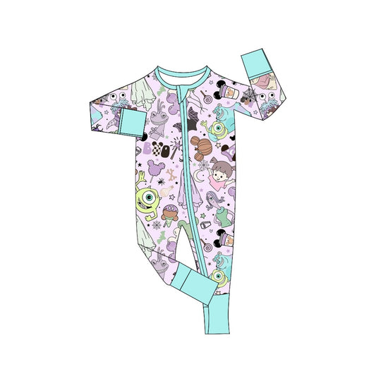 LR0969 cartoon baby girls long sleeve romper