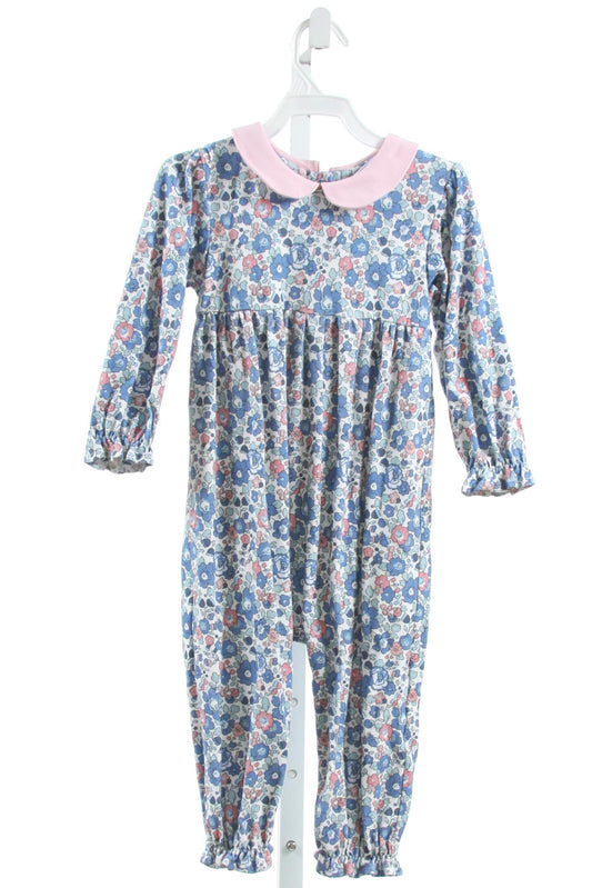 LR1009 floral cute baby girl long sleeve romper