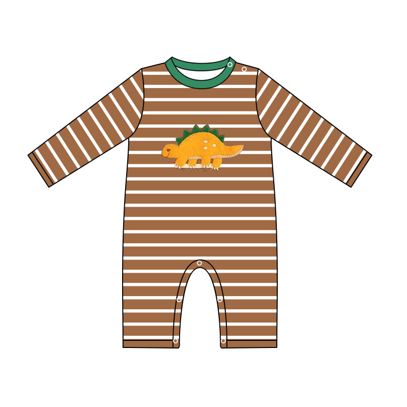 LR1026 Dinosaur cute baby long sleeve kid romper