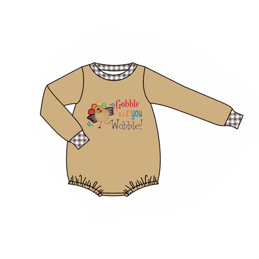 LR1050 Turkey cute baby long sleeve kid rompers