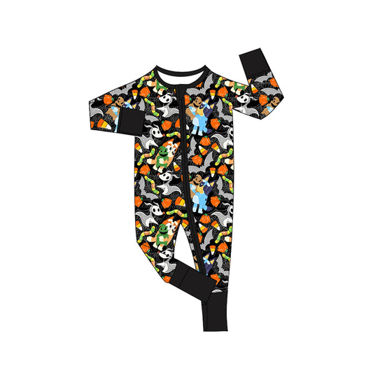 LR1077 Dog long sleeve cute baby long sleeve kid rompers