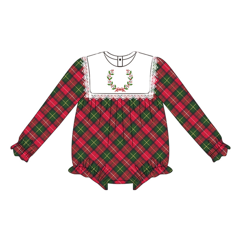 LR1111 Christmas Long sleeve cute baby long sleeve kid rompers