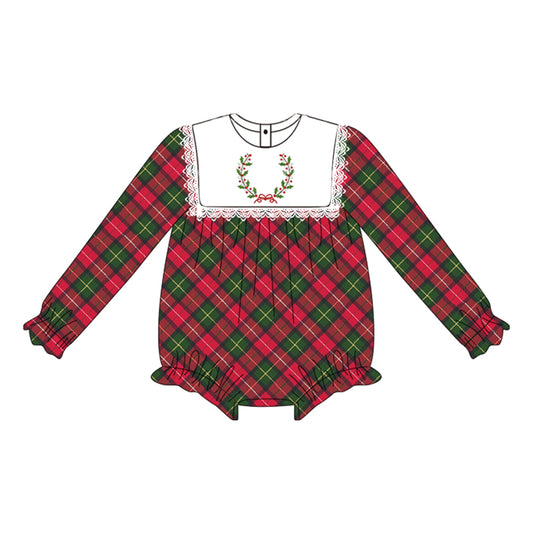 LR1111 Christmas Long sleeve cute baby long sleeve kid rompers