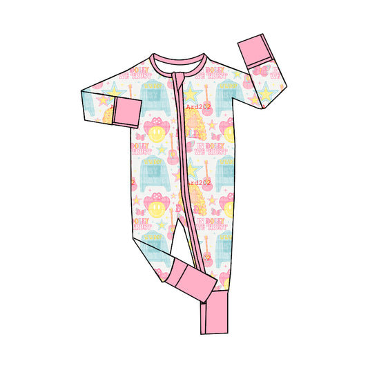 LR1122 Colorful Girls Long sleeve cute baby long sleeve kid rompers