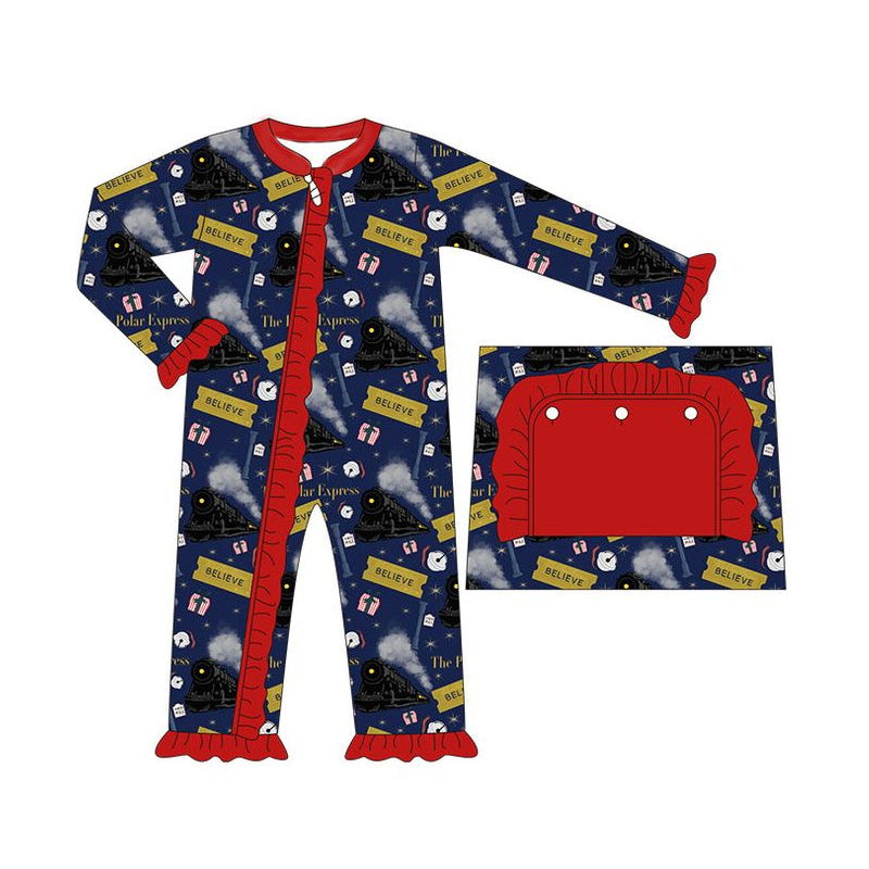 LR1132 Red Girls Long sleeve cute baby long sleeve kid rompers