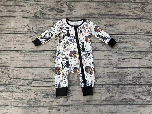 LR1173 Dog Cute Baby Toddler Long sleeve cute baby kid rompers