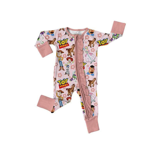 LR1208 Cartoon Long sleeve cute baby long sleeve kid rompers