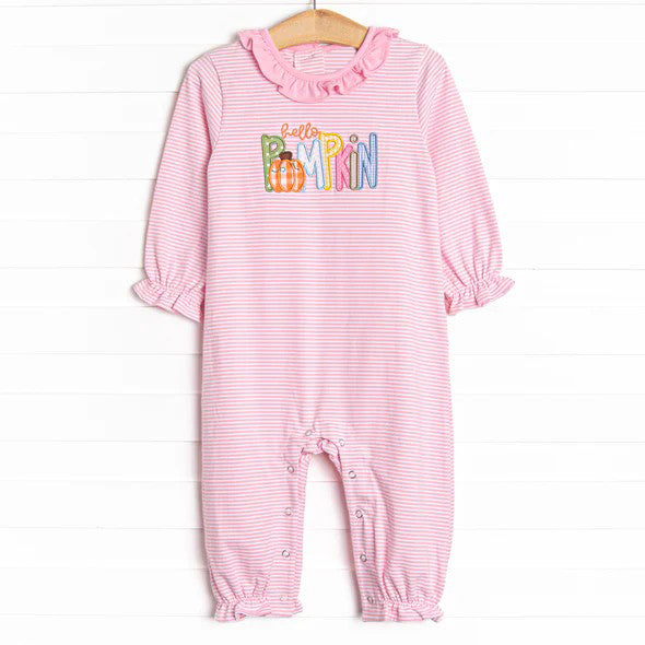 LR1220 Pink Cute Long sleeve cute baby long sleeve kid rompers