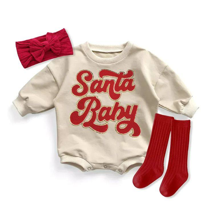 LR1241 Red Cute Long sleeve cute baby long sleeve kid rompers