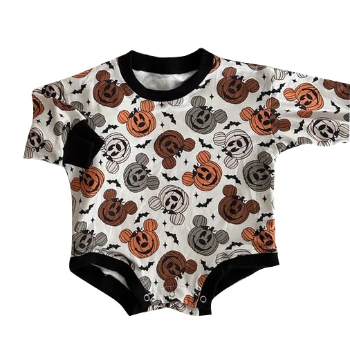 LR1282 Halloween Cute Toddler Long sleeve cute baby long sleeve kid rompers