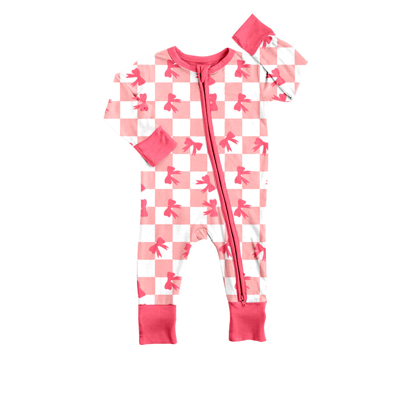 LR1298 Pink Cute Toddler Long sleeve cute baby long sleeve kid rompers