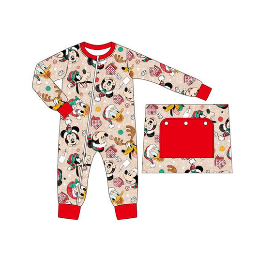 LR1335 Red Boys Cute Toddler Long sleeve cute baby long sleeve kid rompers