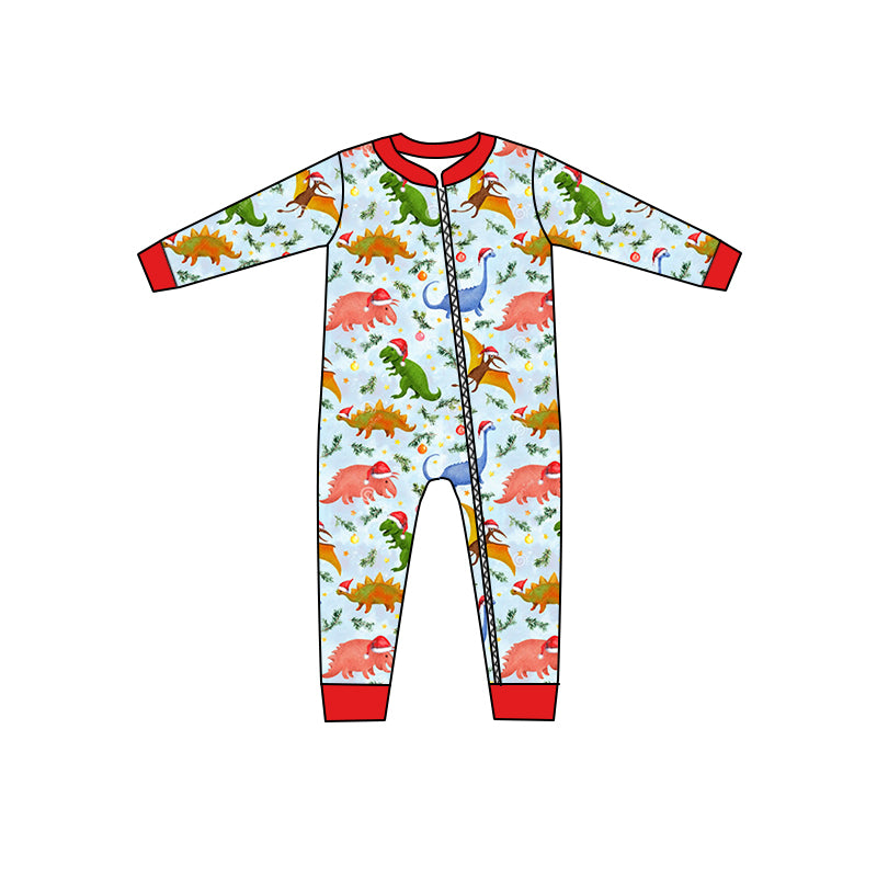 LR1373 Red Boy Toddler Long sleeve cute baby kid rompers