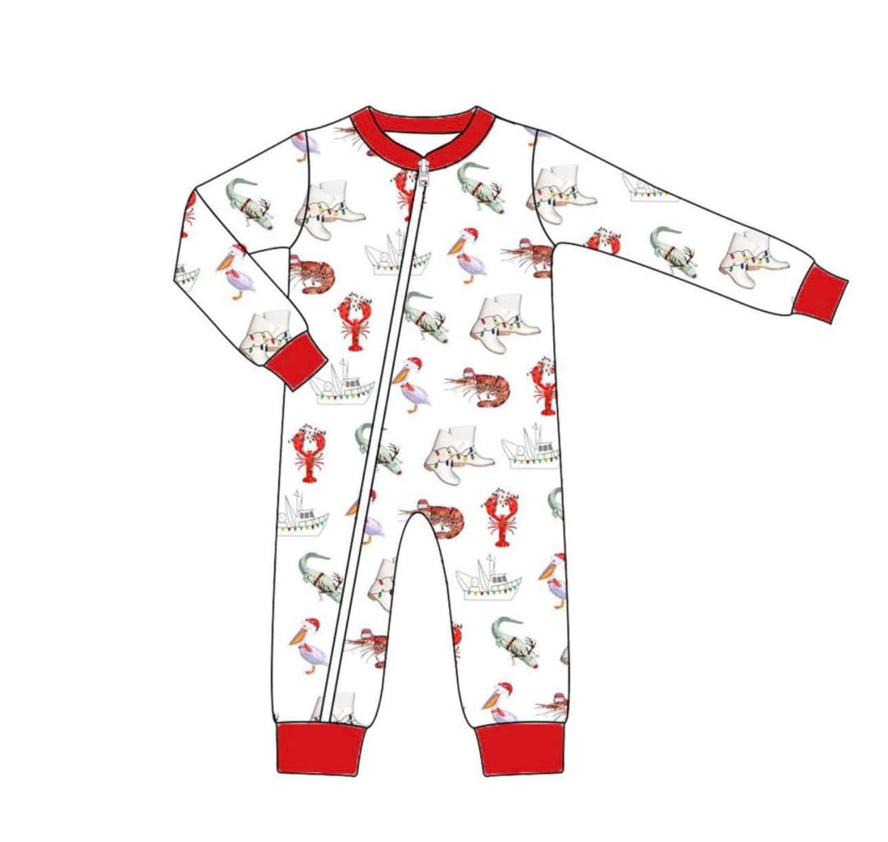 LR1399 Red Toddler Long sleeve cute baby kid rompers