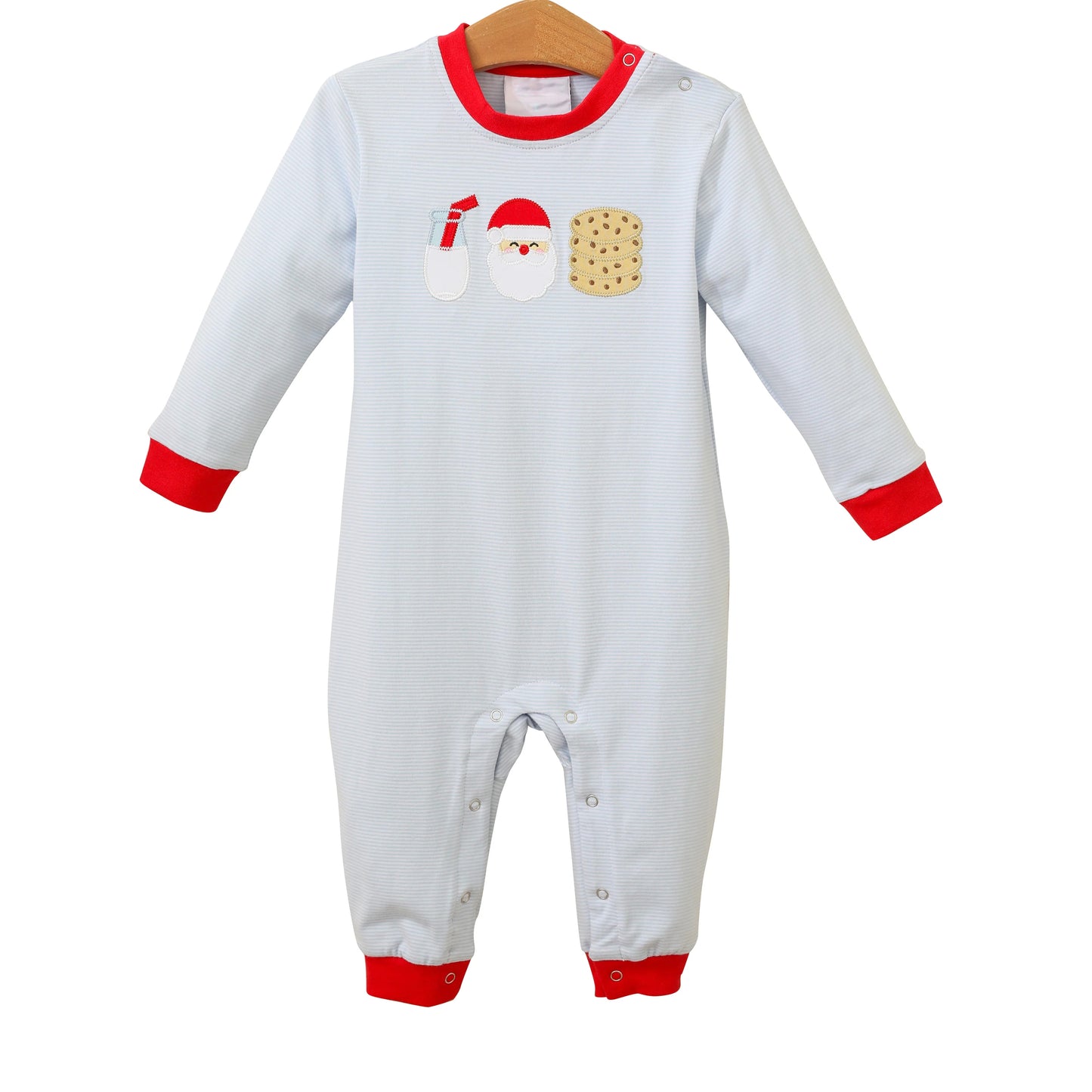 LR1403 Santa Long sleeve cute baby kid rompers