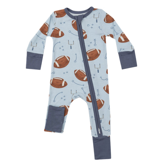 LR1463 Football Cute Boy Baby Toddler Long sleeve cute baby kid rompers