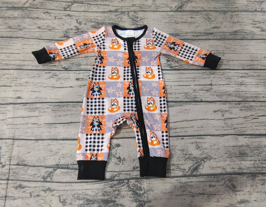 LR1484 Dog Baby Toddler Long sleeve cute baby kid romper