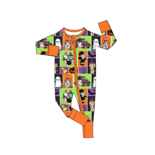 LR1485 Dog Cute Boy Baby Toddler Long sleeve cute baby kid rompers