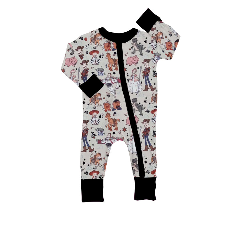 LR1524 Cartoon Cute Baby Toddler Long sleeve cute baby kid rompers