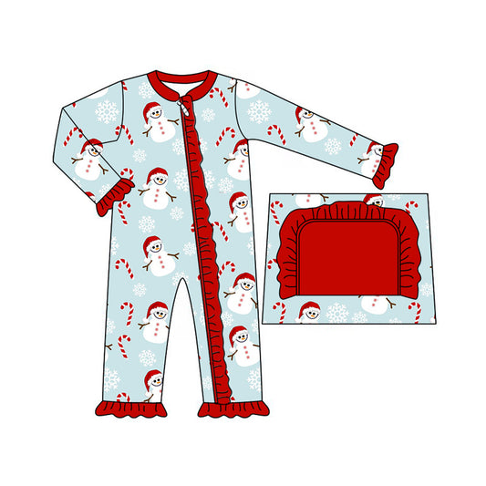 LR1534 Santa Cute Baby Toddler Long sleeve cute baby kid rompers