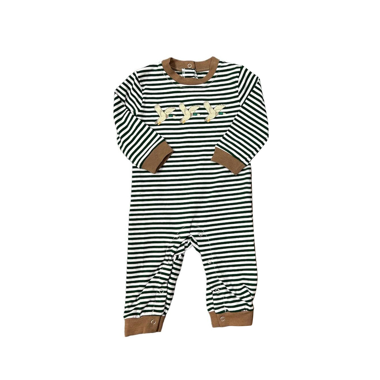 LR1539 Duck Cute Baby Toddler Long sleeve cute baby kid rompers