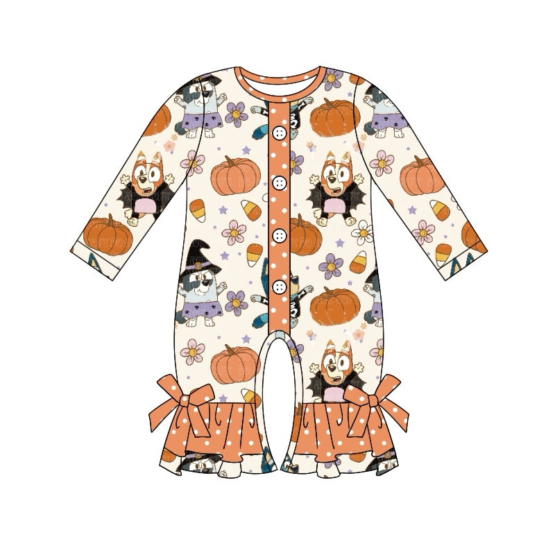 LR1541 Cartoon Cute Baby Toddler Long sleeve cute baby kid rompers