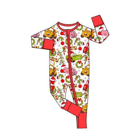 LR1559 Red Cute Baby Toddler Long sleeve cute baby kid rompers