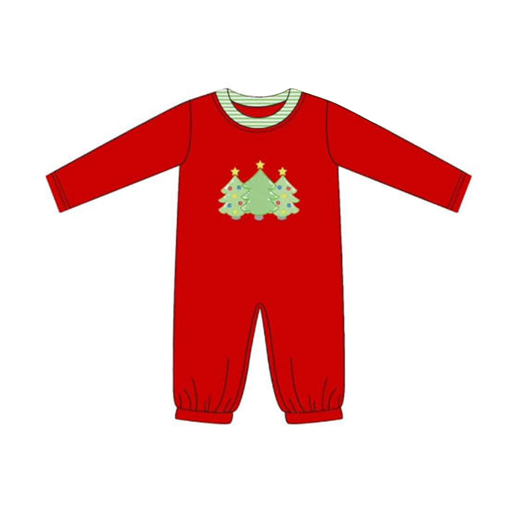 LR1561 Red Cute Baby Toddler Long sleeve cute baby kid rompers