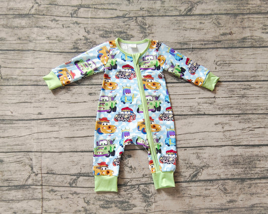 LR1622 Car Baby Toddler Long sleeve cute baby kid rompers