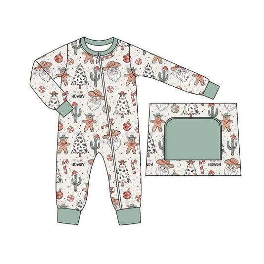 LR1674 Christmas Cute Baby Toddler Long sleeve cute baby kid romper