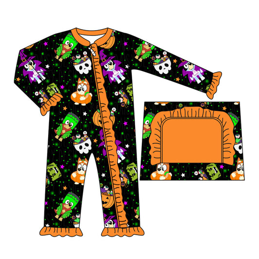 LR1694 Halloween Cute Baby Toddler Long sleeve cute baby kid romper