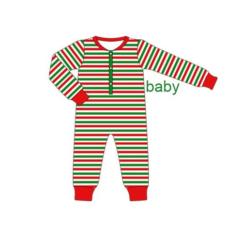 LR1720 Stripe Cute Baby Toddler Long sleeve cute baby kid romper