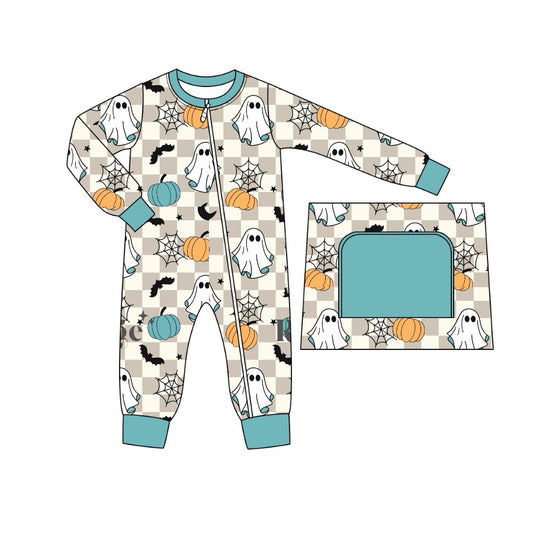 LR1790 Ghost Girls Baby Toddler Long sleeve cute baby kid romper