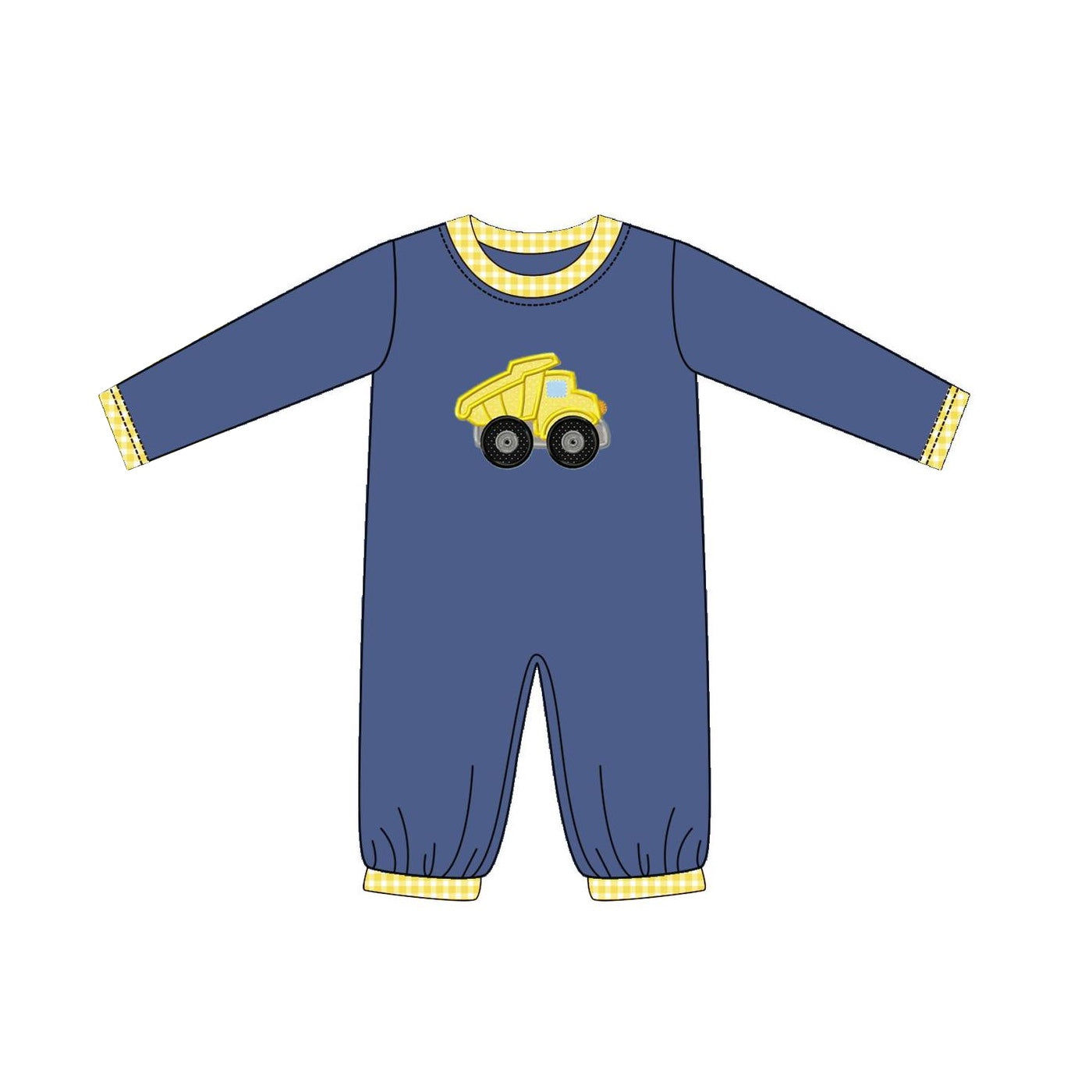 LR1803 Blue Baby Toddler Long sleeve cute baby kid romper