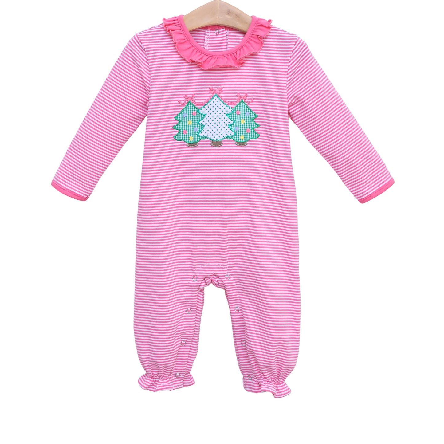 LR1850 Pink Girls Baby Toddler Long sleeve cute baby kid rompers