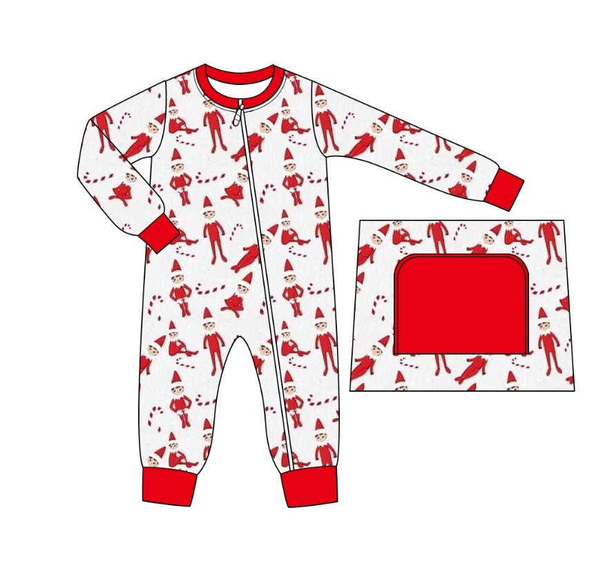 LR1852 Red Boys Baby Toddler Long sleeve cute baby kid rompers