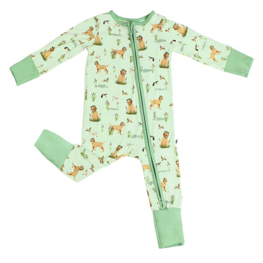 LR1868 Green Baby Toddler Long sleeve cute baby kid rompers