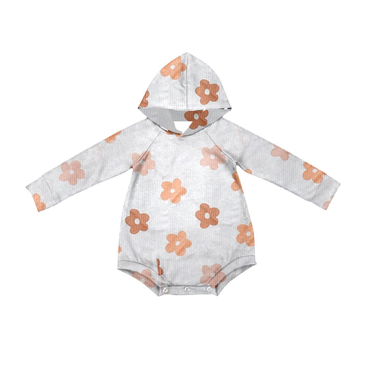 LR1886  Flower Cute Baby Toddler Long sleeve baby kid rompers